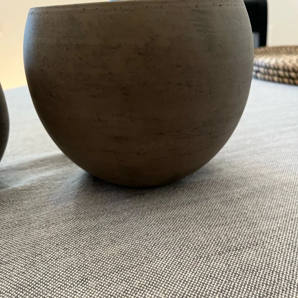 Spang Pottery Luna Sphere Ceramic Planter Set made in Germany - Picture 3 of 9